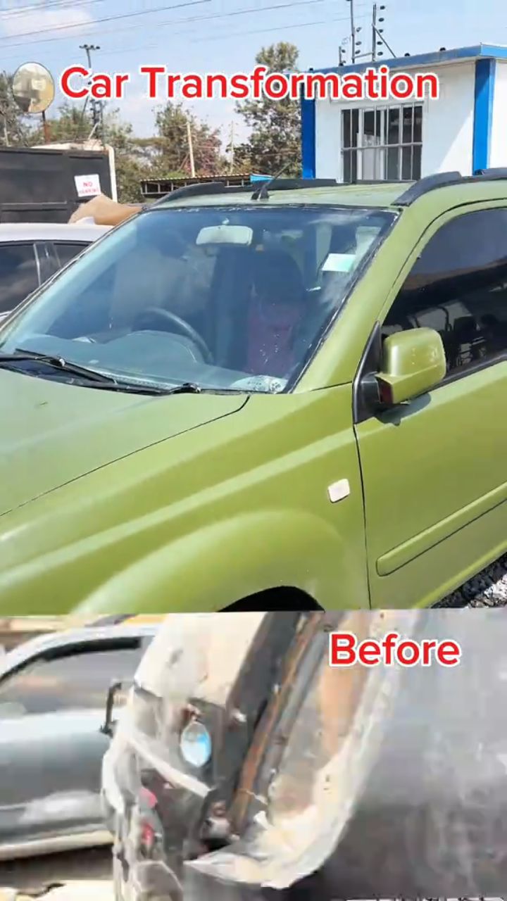 Vintage car restoration in Ruiru